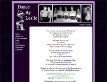 Tablet Screenshot of dancebyleslie.com